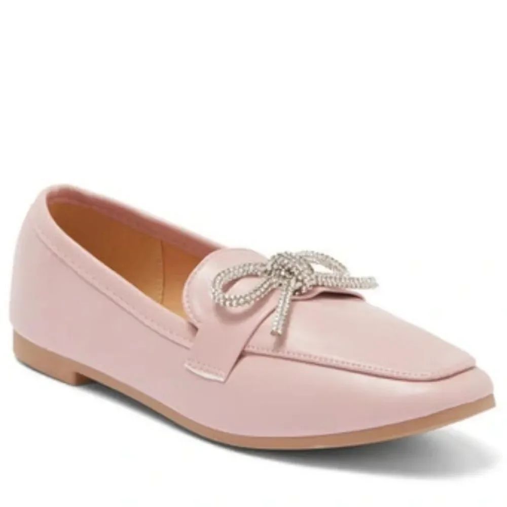 BRAND NEW WILD DIVA LOUNGS SLIP-ON BOWKNOT WOMEN"S FLAT